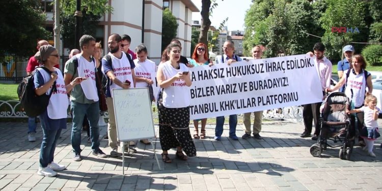 KHK’lı Platformları emekçileri işlerini geri istiyor