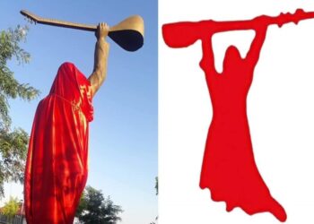 Düzgün Baba ve Hasret Gültekin Heykeli