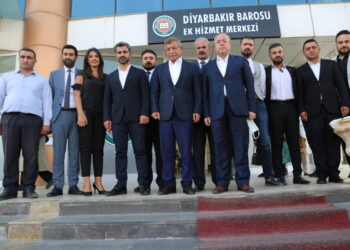 diyarbakır barosu davutoğlu ziyaret