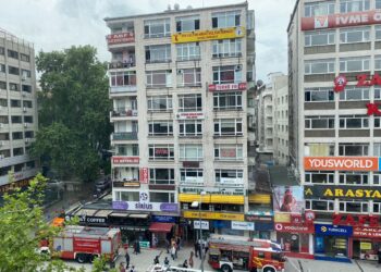 Madımak Müzesi’nin olduğu binada yangın