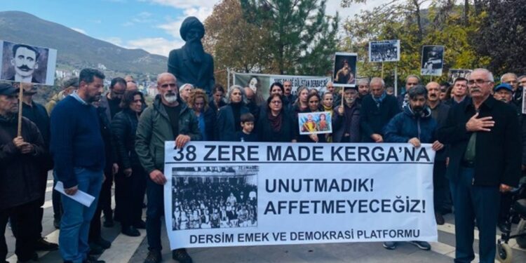 Dersim’de Seyit Rıza anması: Diz çökmediniz, diz çökmedik