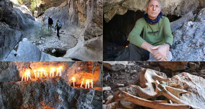 Dersim Tertelesi’ndeki Laç Mağarası’na 8 saatlik yolculuk