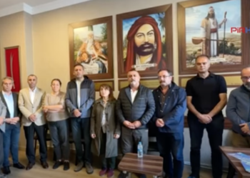 Alevi örgütlerinden Garip Dede Dergahı’na ziyaret
