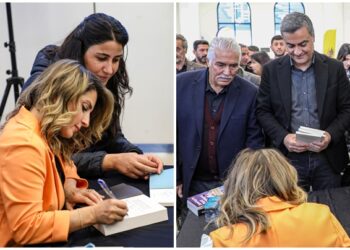 Başak Demirtaş ‘Arafta Düet’ kitabının imza gününde