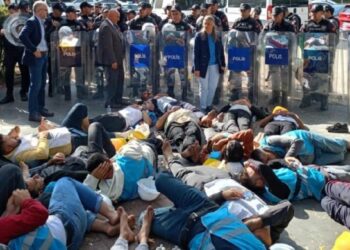 Fernas işçilerinin açlık grevi 2’nci gününde