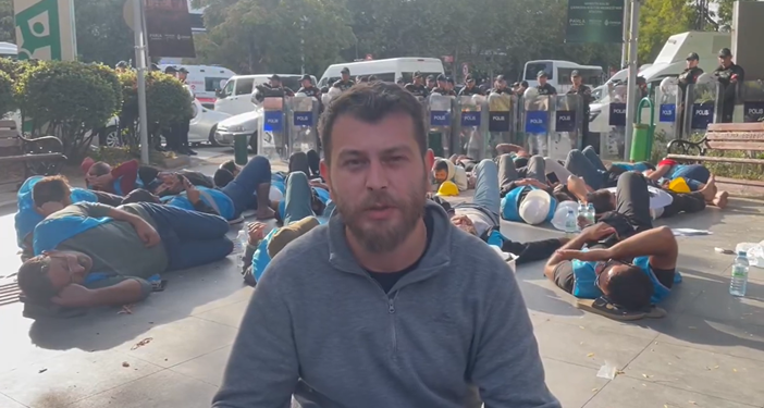 Fernas işçileri açlık grevinde