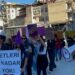 Samandağ’da kadınlar eylem yaptı