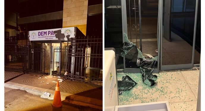 DEM Parti Genel Merkezi’ne saldırı