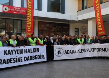Adana Alevi Platformu’ndan kayyum protestosu