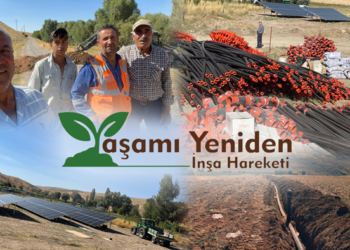 Yaşamı Yeniden İnşa Hareketi’nden, Alxas Köyü’nde sulu tarım hamlesi