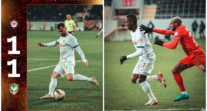 Amedspor Çorum deplasmanından 1 puanla döndü