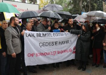 Bornova Alevi Bileşenleri, 99 okula imam atanması protestosu