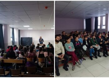 Yazar Başkurt Mardin’de öğrencilerle sanat ve yazar buluşmalarında