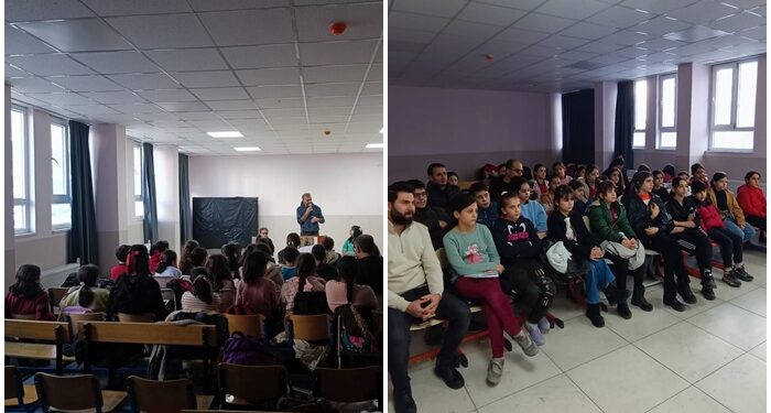 Yazar Başkurt Mardin’de öğrencilerle sanat ve yazar buluşmalarında