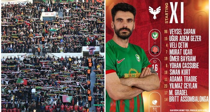 Amedspor Karagümrük karşısında ilk yarıyı yenik kapadı