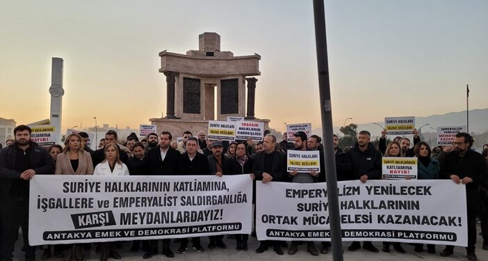 Alevilere yönelik saldırılara Antakya’da protesto