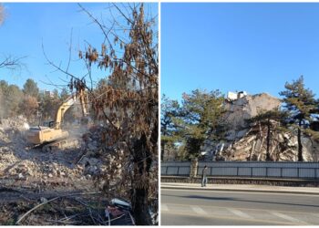 Diyarbakır’daki Karayolları Lojmanlarının yıkımı sürüyor