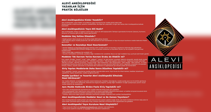 Alevi Ansiklopedisi 2 dilli yayınlanacak