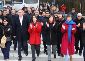 Diyarbakır Eş Başkanları, Ankara’da yürüdü