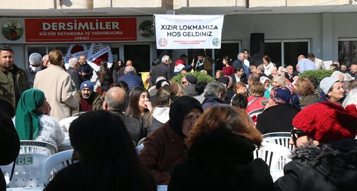 Mersin’deki Dersimlilerden Hızır lokması paylaşımı