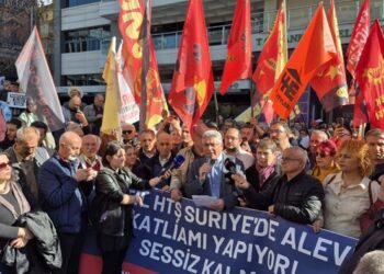 Ankara’da Suriye’deki Alevi katliamı protestosu