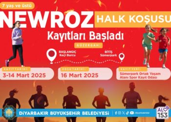 Diyarbakır’da Newroz Halk Koşusu