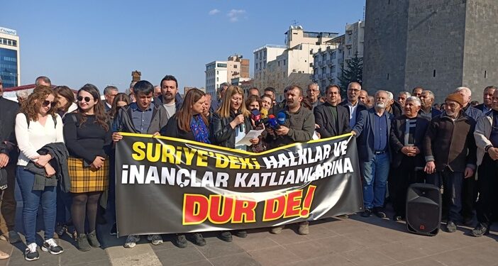 Alevileri yönelik katliama Diyarbakır’da protesto