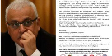Alevi örgütlerinden Merdan Yanardağ’a tepki