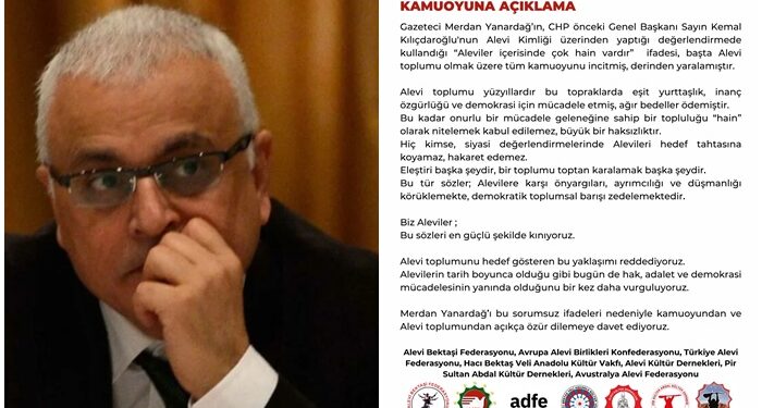 Alevi örgütlerinden Merdan Yanardağ’a tepki