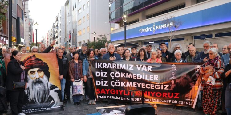 İzmir’de Seyit Rıza anması