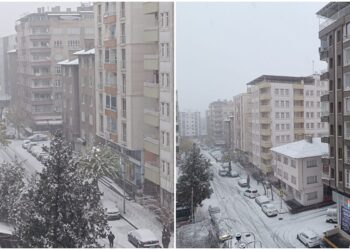 Diyarbakır’da kar yağışı