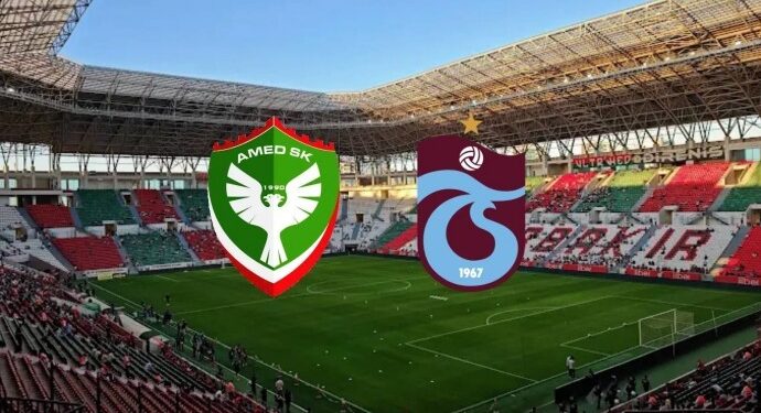 Amedspor Trabzonspor karşılaşması 21.30’da