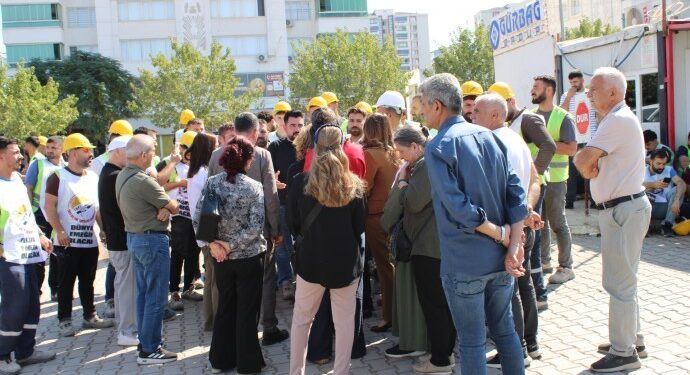 Diyarbakır Şehir Hastanesi inşaatında 90 işçi çıkarıldı
