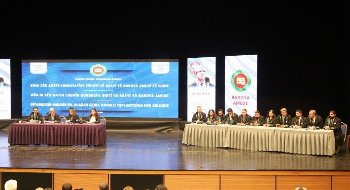 Diyarbakır Barosu 50’nci Genel Kurul toplantısı